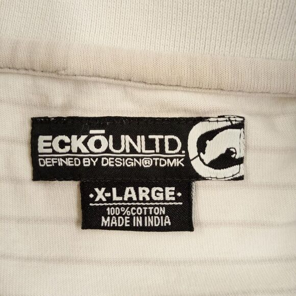 Ecko Unlimited Polo Shirt XL‎ Men's Short Sleeve Embroidered Cotton - Picture 8 of 9